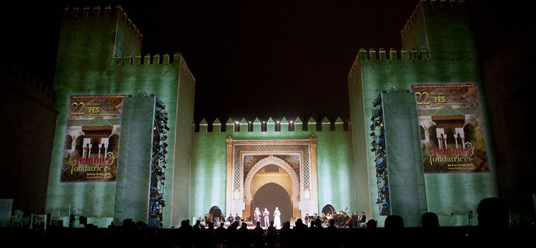 La scène du festival de Fès